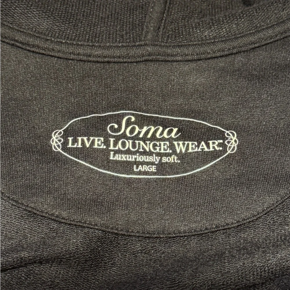 Soma Hoodie Sharkbite Lounge Dress Size L Mandala Paisley Print - Picture 5 of 8